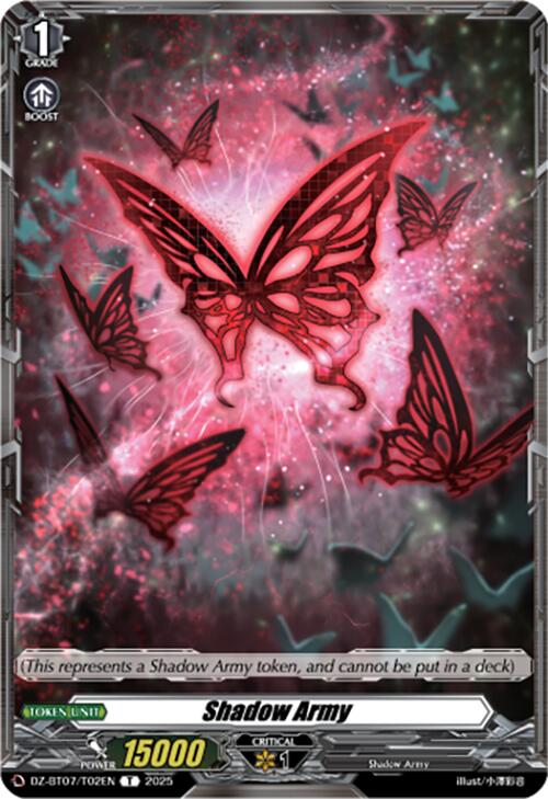 Image of Shadow Army (DZ-BT07/T02EN) [Moon Fangs & Cerulean Blaze]