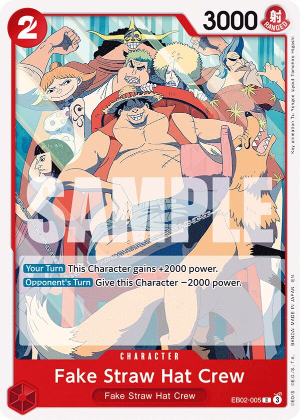 Image of Fake Straw Hat Crew [Extra Booster: Anime 25th Collection]
