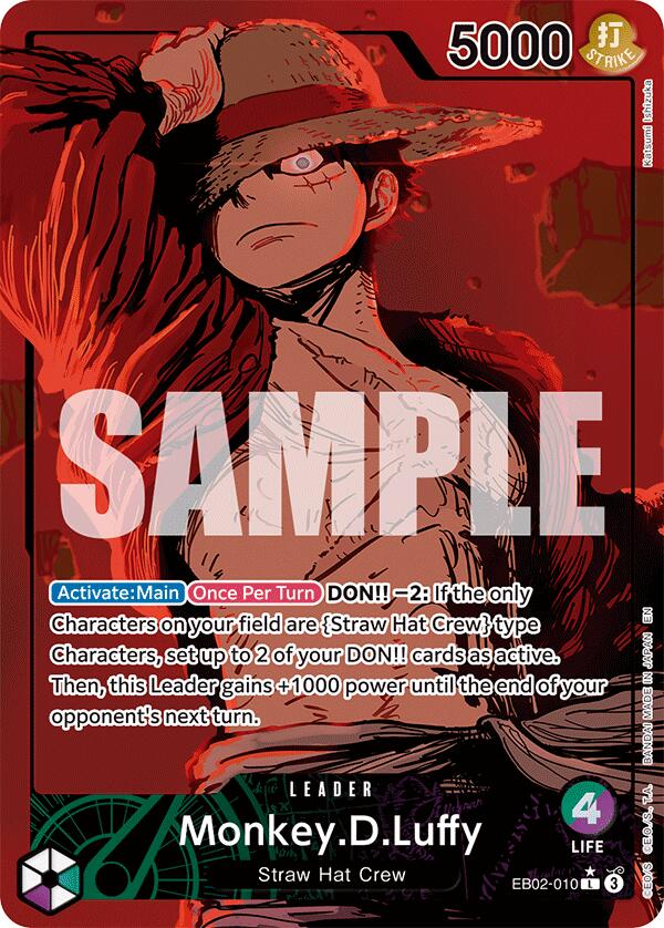 Image of Monkey.D.Luffy (010) (Alternate Art) [Extra Booster: Anime 25th Collection]