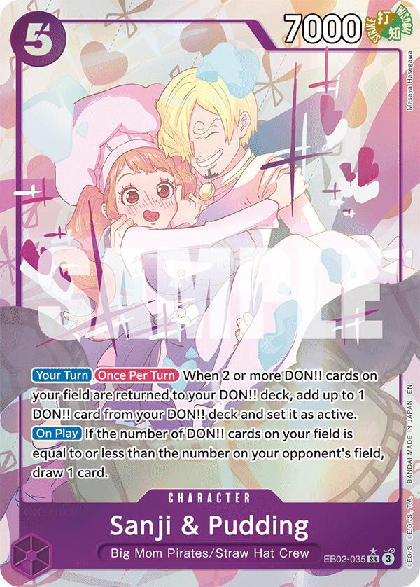 Image of Sanji & Pudding (Alternate Art) [Extra Booster: Anime 25th Collection]