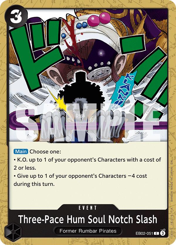 Image of Three-Pace Hum Soul Notch Slash [Extra Booster: Anime 25th Collection]