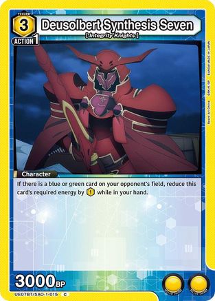 Image of Deusolbert Synthesis Seven (UE07BT/SAO-1-015) - UE07BT Sword Art Online