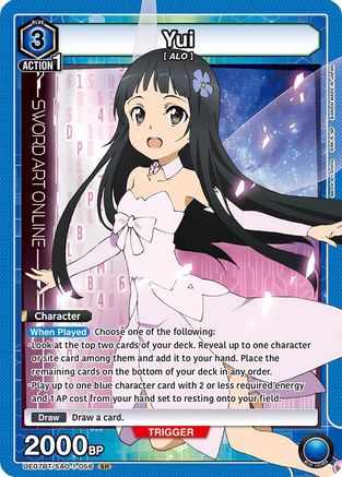 Image of Yui (056) (UE07BT/SAO-1-056) - UE07BT Sword Art Online Foil