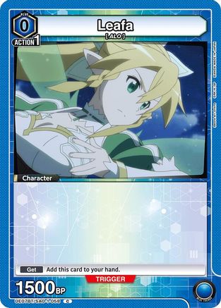 Image of Leafa (058) (UE07BT/SAO-1-058) - UE07BT Sword Art Online