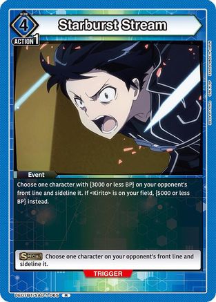 Image of Starburst Stream (UE07BT/SAO-1-065) - UE07BT Sword Art Online Foil