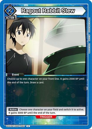 Image of Ragout Rabbit Stew (UE07BT/SAO-1-067) - UE07BT Sword Art Online