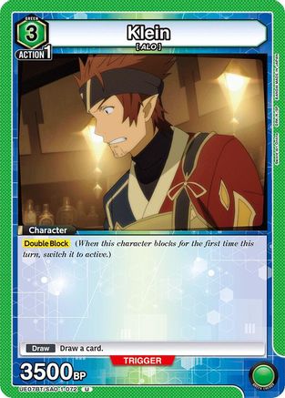 Image of Klein (072) (UE07BT/SAO-1-072) - UE07BT Sword Art Online