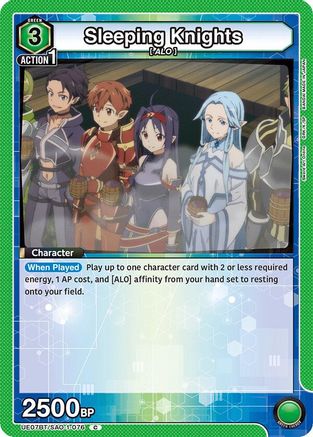 Image of Sleeping Knights (UE07BT/SAO-1-076) - UE07BT Sword Art Online