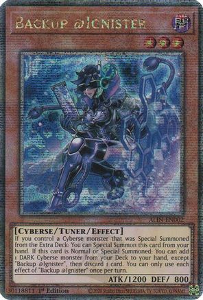 Image of Backup @Ignister [ALIN-EN002] Quarter Century Secret Rare