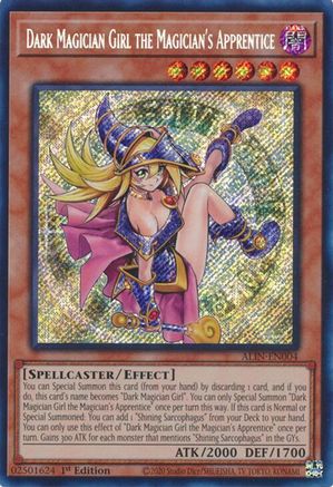 Image of Dark Magician Girl the Magician's Apprentice [ALIN-EN004] Secret Rare