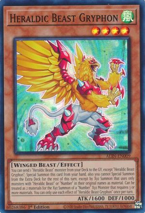 Image of Heraldic Beast Gryphon [ALIN-EN009] Super Rare