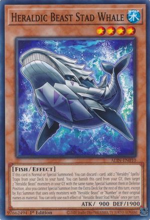 Image of Heraldic Beast Stad Whale [ALIN-EN010] Common