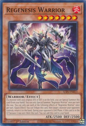 Image of Regenesis Warrior [ALIN-EN013] Common