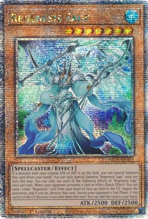 Image of Regenesis Sage [ALIN-EN014] Quarter Century Secret Rare
