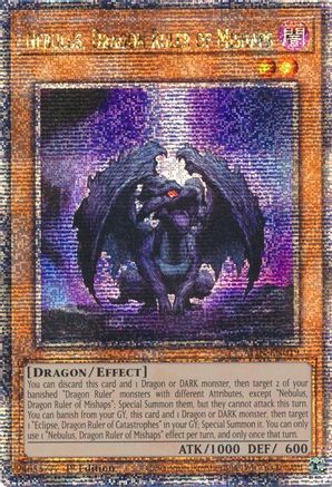 Image of Nebulus, Dragon Ruler of Mishaps [ALIN-EN019] Quarter Century Secret Rare