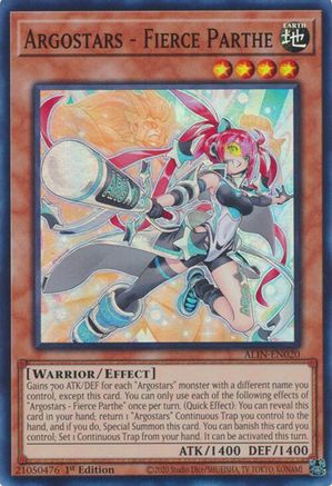 Image of Argostars - Fierce Parthe [ALIN-EN020] Super Rare