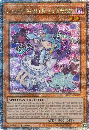 Image of Live Twin Lil-la Sweet [ALIN-EN028] Quarter Century Secret Rare