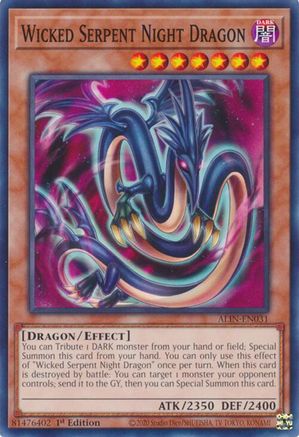 Image of Wicked Serpent Night Dragon [ALIN-EN031] Common