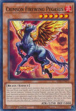 Image of Crimson Firewing Pegasus [ALIN-EN032] Common