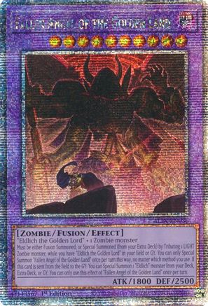 Image of Fallen Angel of the Golden Land [ALIN-EN036] Quarter Century Secret Rare