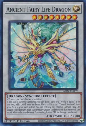 Image of Ancient Fairy Life Dragon [ALIN-EN039] Super Rare