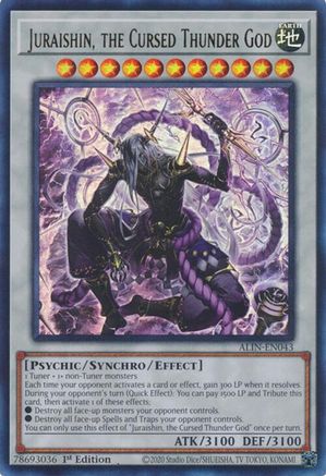Image of Juraishin, the Cursed Thunder God [ALIN-EN043] Ultra Rare