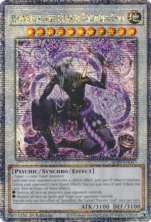 Image of Juraishin, the Cursed Thunder God [ALIN-EN043] Quarter Century Secret Rare