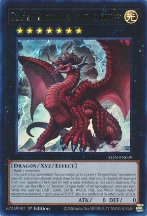 Image of Disaster, Dragon Ruler of All Apocalypses [ALIN-EN049] Ultra Rare