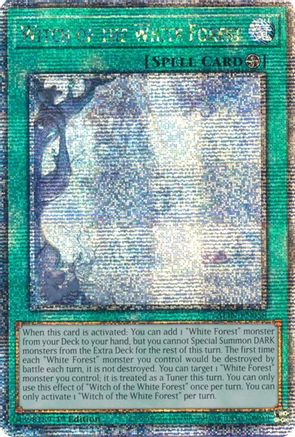 Image of Witch of the White Forest [ALIN-EN058] Quarter Century Secret Rare