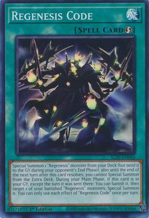 Image of Regenesis Code [ALIN-EN060] Super Rare