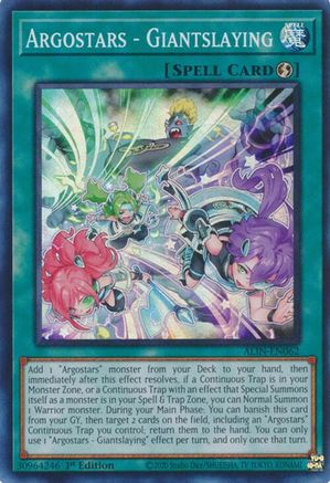 Image of Argostars - Giantslaying [ALIN-EN062] Super Rare