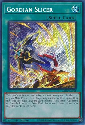 Image of Gordian Slicer [ALIN-EN066] Secret Rare