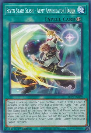 Image of Seven Stars Slash - Army Annihilator Hagun [ALIN-EN069] Common