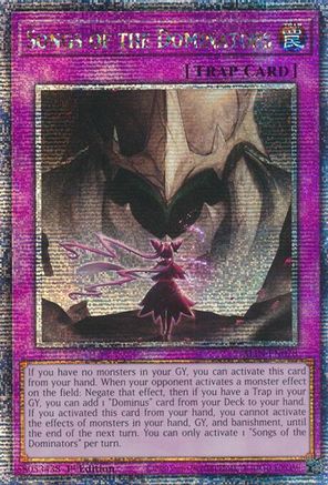 Image of Songs of the Dominators [ALIN-EN078] Quarter Century Secret Rare
