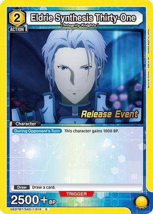 Image of Eldrie Synthesis Thirty-One (UE07BT/SAO-1-014) - UE07BT Sword Art Online Release Event Cards