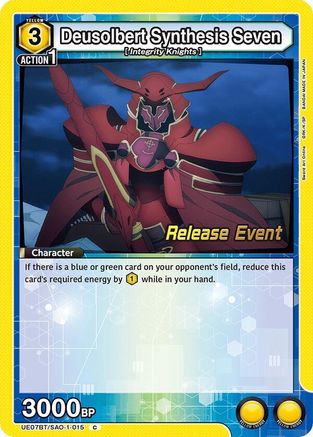 Image of Deusolbert Synthesis Seven (UE07BT/SAO-1-015) - UE07BT Sword Art Online Release Event Cards