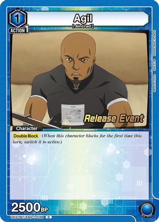 Image of Agil (UE07BT/SAO-1-038) - UE07BT Sword Art Online Release Event Cards