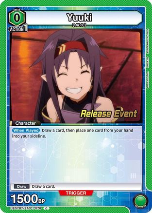 Image of Yuuki (078) (UE07BT/SAO-1-078) - UE07BT Sword Art Online Release Event Cards