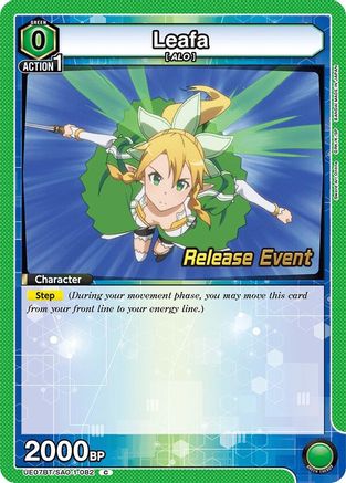 Image of Leafa (082) (UE07BT/SAO-1-082) - UE07BT Sword Art Online Release Event Cards