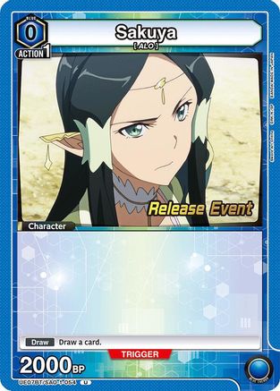 Image of Sakuya (UE07BT/SAO-1-054) - UE07BT Sword Art Online Release Event Cards