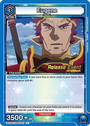 Image of Eugene (UE07BT/SAO-1-057) - UE07BT Sword Art Online Release Event Cards