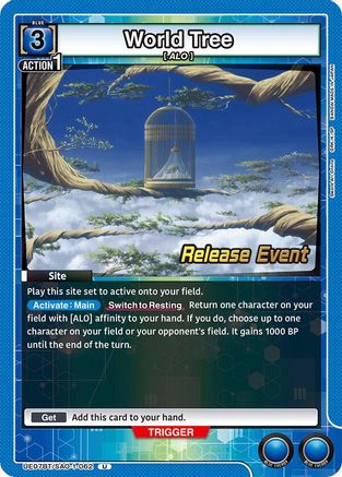 Image of World Tree (UE07BT/SAO-1-062) - UE07BT Sword Art Online Release Event Cards