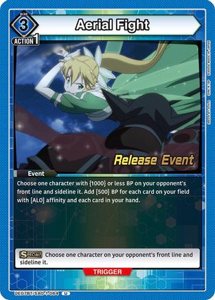 Image of Aerial Fight (UE07BT/SAO-1-064) - UE07BT Sword Art Online Release Event Cards