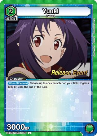 Image of Yuuki (079) (UE07BT/SAO-1-079) - UE07BT Sword Art Online Release Event Cards