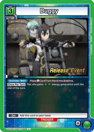 Image of Buggy (UE07BT/SAO-1-096) - UE07BT Sword Art Online Release Event Cards