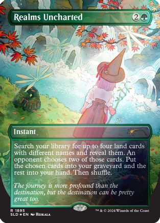 Image of Realms Uncharted (Rainbow Foil) [Secret Lair Drop Series]