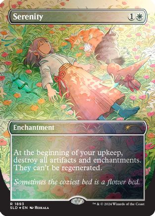 Image of Serenity (Rainbow Foil) [Secret Lair Drop Series]