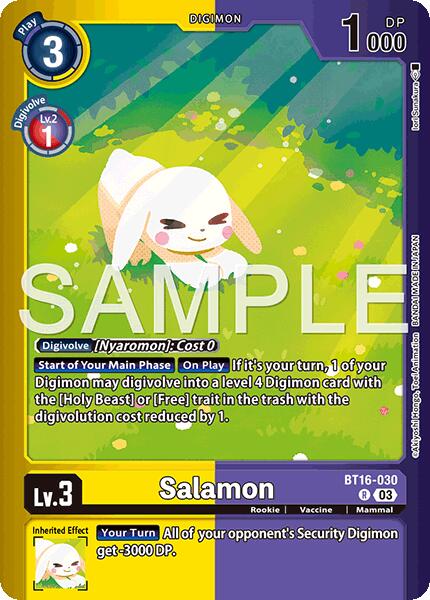 Image of Salamon [BT16-030] (Limited Card Pack -Billion Bullet-) [Limited Card Pack -Billion Bullet-]