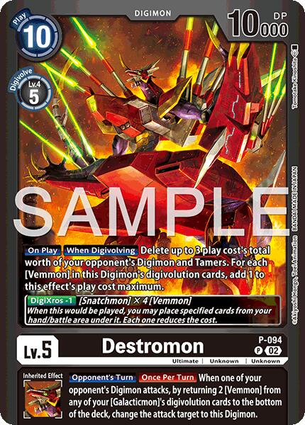 Image of Destromon [P-094] - P-094 (Limited Card Pack -Billion Bullet-) [Limited Card Pack -Billion Bullet-]