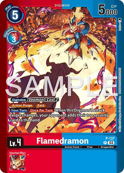 Image of Flamedramon [P-137] (Limited Card Pack -Billion Bullet-) [Limited Card Pack -Billion Bullet-]